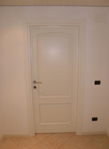 PORTA PANTOGRAFATA LACCATA BIANCA